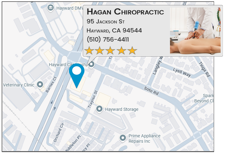 Hagan Chiropractic's location on google map