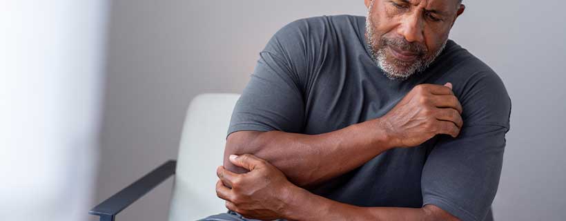 patient needing elbow pain in need of shockwave therapy in Hayward